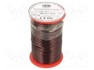 Coil wire; single coated enamelled; 2.2mm; 0.5kg; -65÷200°C INDEL