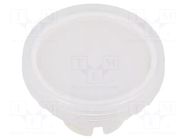 Actuator lens; 22mm; 84; transparent; plastic EAO