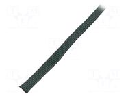 Braid; ØBraid : 4÷8nom.6mm; NOMEX; green; UL94V-0; -60÷240°C HELLERMANNTYTON