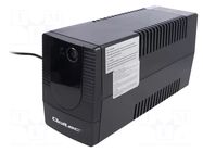 Power supply: UPS; 600W; 1kVA; 220÷230V; 275x92x140mm; Schuko x2 QOLTEC