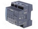 Power supply: switched-mode; for DIN rail; 24VDC; 10A; 24VDC SIEMENS