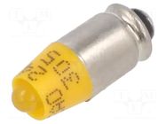 LED lamp; yellow; S5,7s; 24VDC; 24VAC; No.of diodes: 1 EAO