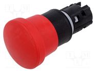 Switch: emergency stop; 22mm; Stabl.pos: 2; red; IP66,IP67,IP69K EAO