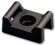 CABLE TIE MOUNT, PP, 9.6MM, BLACK