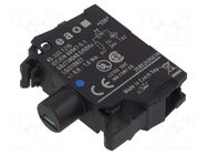 Illuminating unit; 22mm; 45; front fixing; 24VAC; screw terminals EAO