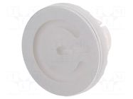Actuator lens; 22mm; 61; transparent; plastic; Face dim: Ø19.7mm EAO