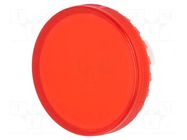 Actuator lens; 22mm; 84; red,transparent; plastic EAO