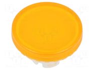 Actuator lens; 22mm; 84; transparent,yellow; plastic EAO