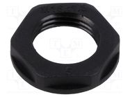 Nut; M63; polyamide; 75mm; black; Thread: metric; Pitch: 1.5 TE Connectivity