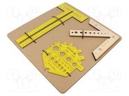 Kit: testing; Kit: scribing fence,size gauge,midpoint LeanCraft