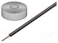 Wire; LiY; stranded; Cu; 0.14mm2; PVC; dark brown; 60V; 10m DONAU ELEKTRONIK