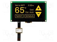 Display: OLED; graphical; 2.7"; 128x64; Dim: 82x47.5x8.1mm; yellow NEWHAVEN DISPLAY INTERNATIONAL