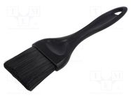 Brush; ESD; L: 195mm; Bristle len: 44mm; 47mm; 0.1÷10GΩ 