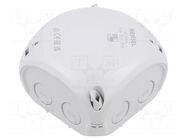 Enclosure: junction box; X: 93mm; Y: 93mm; Z: 62mm; IP66,IP67; grey HENSEL