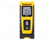 Distance meter; LCD; 0.2÷20m; Meas.accur: ±3mm; Resol: 0,001m STANLEY