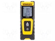 Distance meter; LCD; 0.2÷30m; Meas.accur: ±3mm; Resol: 0,001m STANLEY