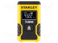 Distance meter; LCD; 10m; Meas.accur: ±6mm; Resol: 0,001m; IP54 STANLEY