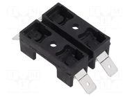 Fuse holder; 6.3x32mm; on panel; 20A; 300VAC; 300VDC EATON/BUSSMANN