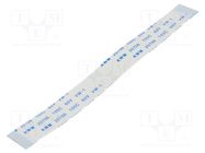 FFC tape; Cores: 20; Tape ph: 0.5mm; contacts on the same side GCT