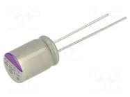 Capacitor: polymer; 100uF; 20VDC; THT; ±20%; Ø8x12mm; OS-CON SEP PANASONIC