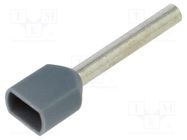 Tip: bootlace ferrule; insulated,double; copper; 0.75mm2; 14mm BM GROUP