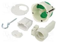 Enclosure: junction box; Ø: 71mm; Z: 49mm; plaster embedded; IP40 SCHNEIDER ELECTRIC