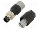 Connector: M8; male; for cable; plug PHOENIX CONTACT