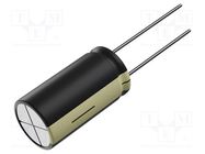 Capacitor: electrolytic; THT; 2.2uF; 250VDC; Ø10x20mm; ±20%; 2000h SAMWHA