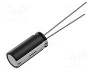 Capacitor: electrolytic; THT; 100uF; 16VDC; Ø5x11mm; Pitch: 2mm CHANGZHOU HUAWEI ELECTRONIC