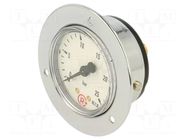 Manometer; 0÷25bar; 50mm; non-aggressive liquids,inert gases PNEUMAT