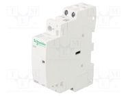 Contactor: 2-pole installation; 25A; 230÷240VAC; NO x2; IP20; 500V SCHNEIDER ELECTRIC