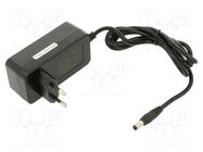 Power supply: switched-mode; mains,plug; 12VDC; 4A; 48W; 1.17m QOLTEC