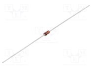 Diode: Zener; 0.5W; 22V; Ammo Pack; DO35; single diode; Ufmax: 1V DC COMPONENTS