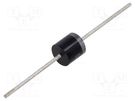 Diode: rectifying; THT; 200V; 6A; reel,tape; Ifsm: 400A; P600; Ir: 1mA VISHAY
