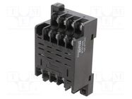 Socket; PIN: 14; 12A; 277VAC; for DIN rail mounting; AL4C AMPHENOL ANYTEK