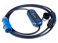 Charger: eMobility; 2x0.75mm2,3x6mm2; 110/250VAC; 7.2kW; IP54 AKYGA