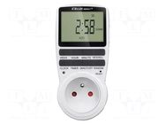 Programmable time switch; 16A; 135x60x75mm; 3.68kW; 50÷60Hz QOLTEC