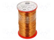 Coil wire; single coated enamelled; 0.65mm; 0.5kg; -65÷180°C INDEL