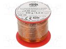 Coil wire; single coated enamelled; 2mm; 0.2kg; -65÷200°C INDEL