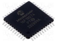 IC: PIC microcontroller; 7kB; 32MHz; 1.8÷5.5VDC; SMD; TQFP44; PIC16 MICROCHIP TECHNOLOGY