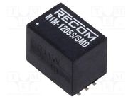 Converter: DC/DC; 1W; Uin: 4.5÷18V; Uout: 5VDC; Iout: 200mA; SMT; R1M RECOM