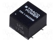 Converter: DC/DC; 1W; Uin: 4.5÷13.2V; Uout: 15VDC; Uout2: -15VDC TRACO POWER