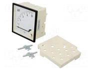 Voltmeter; on panel; VAC: 0÷6kV; Class: 1.5; True RMS; 40÷72Hz; EA19 LUMEL