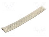 Braids; tape; Thk: 1.14mm; W: 25.4mm; 88A; 7AWG; 30.5m; 100ft ALPHA WIRE