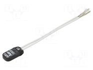 Sensor: thermostat; NC; 120°C; 2.5A; 250VAC; cables; IP00; 0.06m TOMIC