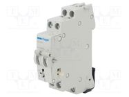 Auxiliary/signalling contacts; 230VAC; 6A; side HAGER