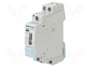 Contactor: 2-pole installation; 25A; 24VDC; NO x2; -10÷50°C HAGER