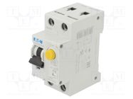 RCBO breaker; Inom: 16A; Ires: 30mA; Poles: 1+N; 240VAC; IP20; FRBmM EATON ELECTRIC