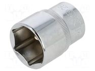Socket; 6-angles,socket spanner; HEX 26mm; 1/2" IRIMO