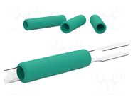 Holder; for  soldering iron; 4pcs; ESD; Ø: 12.6mm; L: 53mm; green JBC TOOLS
